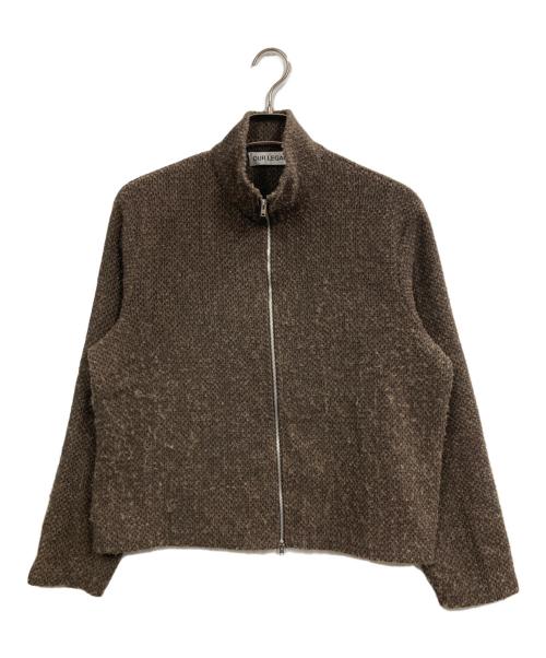 OUR LEGACY（アワーレガシー）OUR LEGACY (アワーレガシー) HRUNKEN FULLZIP POLO ブラウン サイズ:44の古着・服飾アイテム