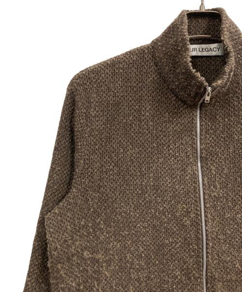 OUR LEGACY（アワーレガシー）OUR LEGACY (アワーレガシー) HRUNKEN FULLZIP POLO ブラウン サイズ:44の古着・服飾アイテム