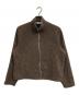OUR LEGACY（アワーレガシー）の古着「HRUNKEN FULLZIP POLO」｜ブラウン