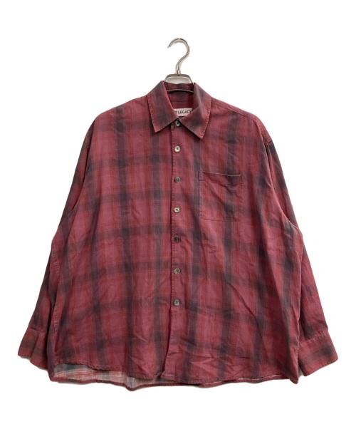 OUR LEGACY（アワーレガシー）OUR LEGACY (アワーレガシー) BORROWED SHIRT ワインレッド サイズ:44の古着・服飾アイテム