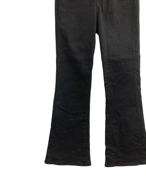 Snidel（スナイデル）Snidel (スナイデル) STYLE UP PANTS フレアデニムパンツ ブラックの古着・服飾アイテム