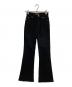 Snidel（スナイデル）の古着「STYLE UP PANTS フレアデニムパンツ」｜ブラック
