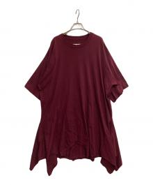 MM6 Maison Margiela（エムエムシックスメゾンマルジェラ）の古着「変形ワンピース」｜レッド
