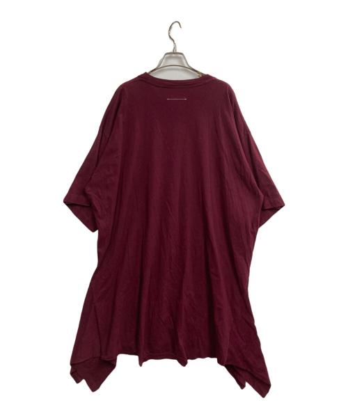 MM6 Maison Margiela（エムエムシックスメゾンマルジェラ）MM6 Maison Margiela (エムエムシックスメゾンマルジェラ) 変形ワンピース レッド サイズ:XSの古着・服飾アイテム