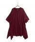 MM6 Maison Margiela（エムエムシックスメゾンマルジェラ）の古着「変形ワンピース」｜レッド