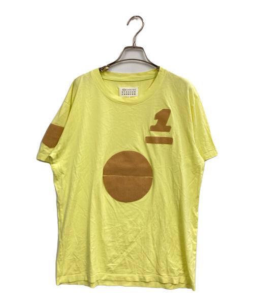 Maison Martin Margiela（メゾンマルタンマルジェラ）Maison Martin Margiela (メゾンマルタンマルジェラ) デザインTシャツ イエロー サイズ:Sの古着・服飾アイテム