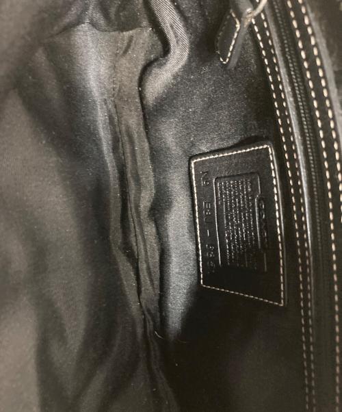 COACH（コーチ）COACH (コーチ) シグネチャー ワンショルダーバッグ ブラックの古着・服飾アイテム