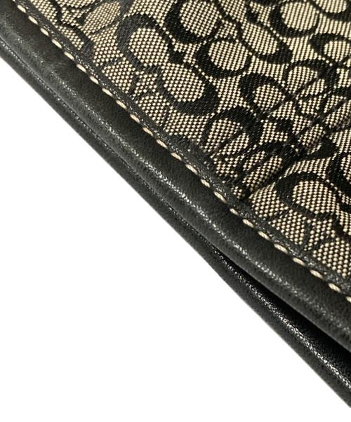 COACH（コーチ）COACH (コーチ) シグネチャー ワンショルダーバッグ ブラックの古着・服飾アイテム