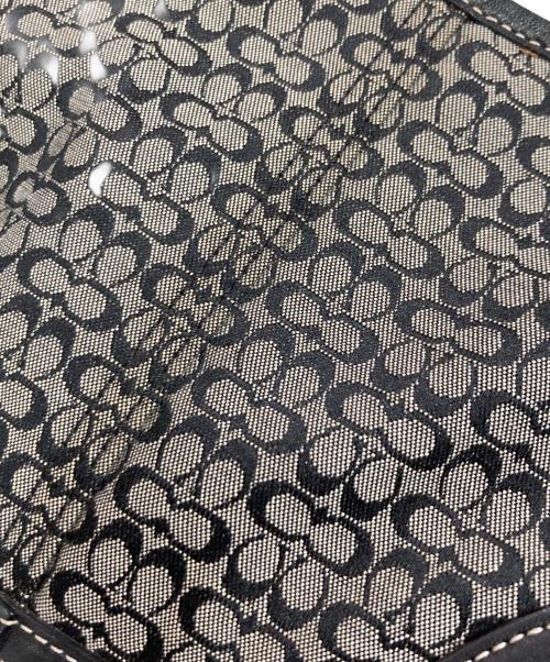 COACH（コーチ）COACH (コーチ) シグネチャー ワンショルダーバッグ ブラックの古着・服飾アイテム