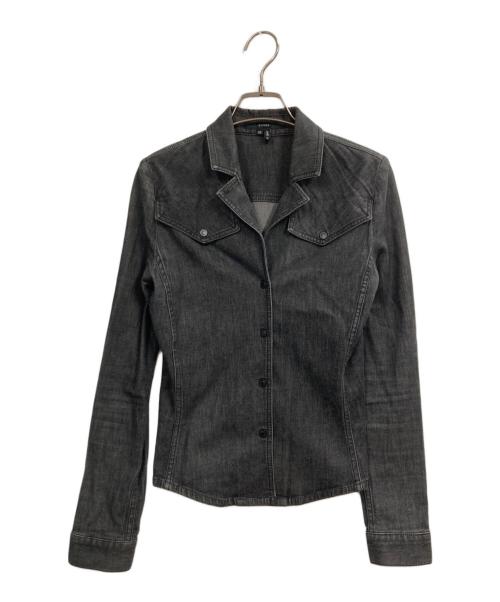 GUCCI（グッチ）GUCCI (グッチ) デニムシャツジャケット ブラック サイズ:40の古着・服飾アイテム