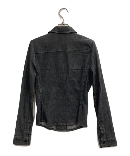 GUCCI（グッチ）GUCCI (グッチ) デニムシャツジャケット ブラック サイズ:40の古着・服飾アイテム