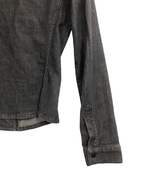 GUCCI（グッチ）GUCCI (グッチ) デニムシャツジャケット ブラック サイズ:40の古着・服飾アイテム