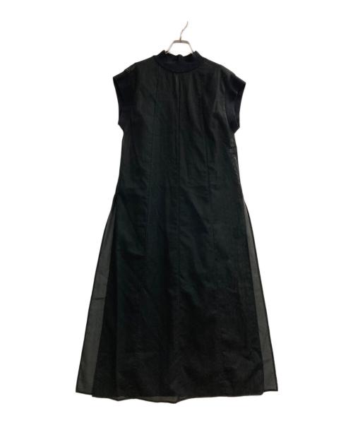 ADORE（アドーア）ADORE (アドーア) シアーレイヤードワンピース ブラック サイズ:36の古着・服飾アイテム