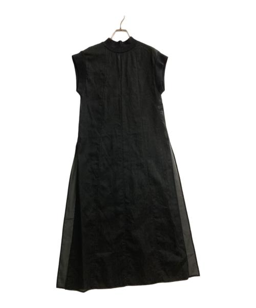 ADORE（アドーア）ADORE (アドーア) シアーレイヤードワンピース ブラック サイズ:36の古着・服飾アイテム