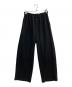 Graphpaper（グラフペーパー）の古着「Wool Smooth Flannel Easy Wide Pants」｜ブラック