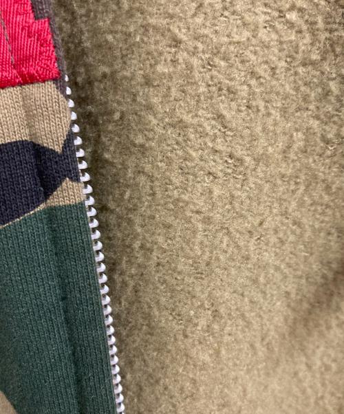 SUPREME（シュプリーム）SUPREME (シュプリーム) 25FW Collegiate Applique Zip Up Hooded Sweatshirt カーキ サイズ:MEDIUMの古着・服飾アイテム