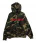 SUPREME（シュプリーム）の古着「25FW Collegiate Applique Zip Up Hooded Sweatshirt」｜カーキ