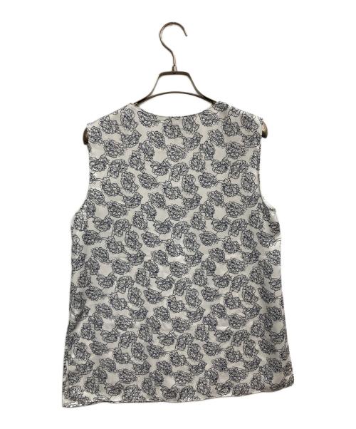 theory（セオリー）theory (セオリー) 25SS Blossom Ggt Vneck Slit Top ホワイト サイズ:Sの古着・服飾アイテム