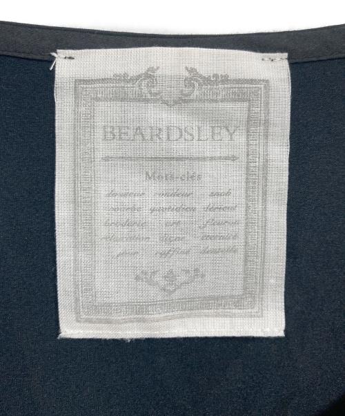 BEARDSLEY（ビアズリー）BEARDSLEY (ビアズリー) 裾レースフレンチカットソー ブラック サイズ:Freeの古着・服飾アイテム