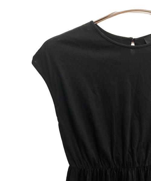 UNTITLED（アンタイトル）UNTITLED (アンタイトル) コットンロングワンピース ブラック サイズ:1の古着・服飾アイテム