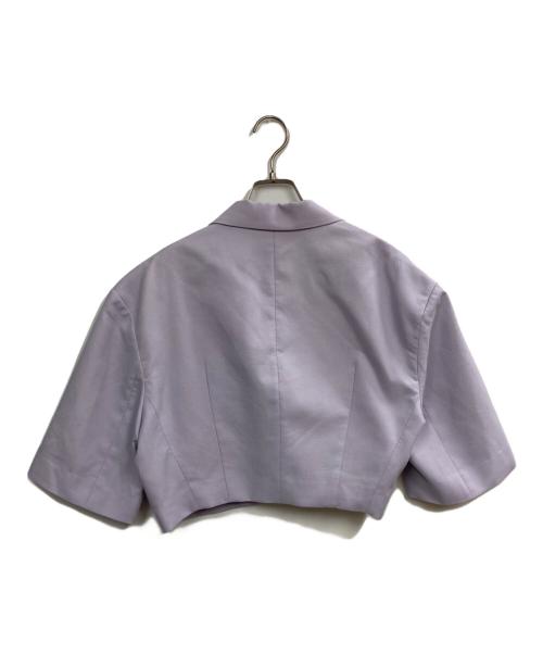 CLANE（クラネ）CLANE (クラネ) CROPPED TAILRED JACKET ライラック サイズ:1の古着・服飾アイテム