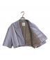 中古・古着 CLANE (クラネ) CROPPED TAILRED JACKET ライラック サイズ:1：5000円