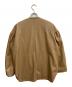 CLANE (クラネ) VOLUME SLEEVE LEATHER BLOUSON ブラウン サイズ:2：10000円