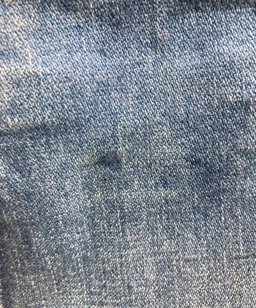 GUCCI（グッチ）GUCCI (グッチ) 20AW ロゴパッチウォッシュドフレアデニムパンツ ブルー サイズ:25の古着・服飾アイテム