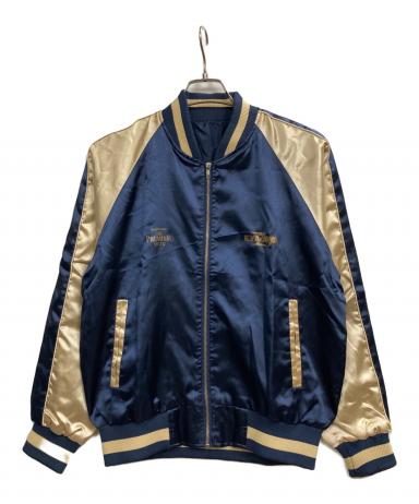 中古・古着通販】矢沢永吉 (ヤザワエイキチ) スカジャン ネイビー