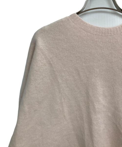 BEARDSLEY（ビアズリー）BEARDSLEY (ビアズリー) FOXウール後ろボタンニット ピンク サイズ:Fの古着・服飾アイテム