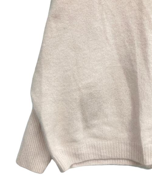 BEARDSLEY（ビアズリー）BEARDSLEY (ビアズリー) FOXウール後ろボタンニット ピンク サイズ:Fの古着・服飾アイテム