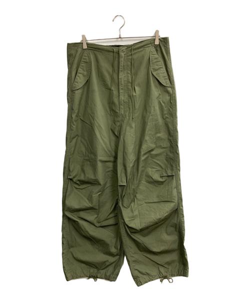 BEAMS BOY（ビームスボーイ）BEAMS BOY (ビームスボーイ) US ARMY オーバー パンツ カーキ サイズ:Fの古着・服飾アイテム