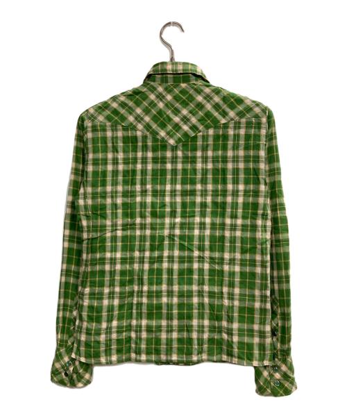 Hysteric Glamour（ヒステリックグラマー）Hysteric Glamour (ヒステリックグラマー) ウエスタンシャツ グリーン サイズ:Sの古着・服飾アイテム