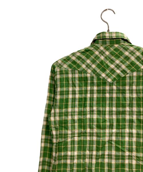 Hysteric Glamour（ヒステリックグラマー）Hysteric Glamour (ヒステリックグラマー) ウエスタンシャツ グリーン サイズ:Sの古着・服飾アイテム