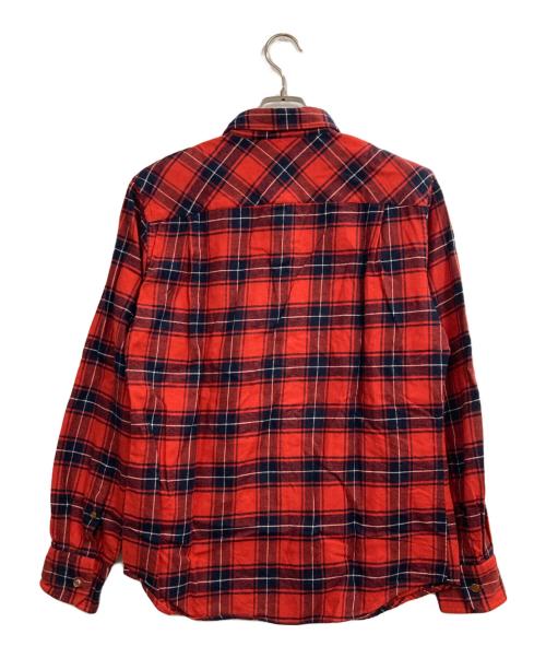 Vivienne Westwood man（ヴィヴィアン ウェストウッド マン）Vivienne Westwood man (ヴィヴィアン ウェストウッド マン) FLANNEL CLASSIC SHIRT レッド サイズ:50の古着・服飾アイテム