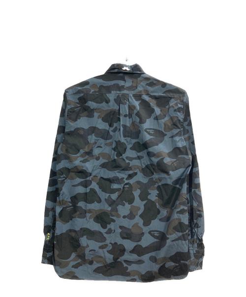 A BATHING APE（アベイシングエイプ）A BATHING APE (アベイシングエイプ) ボタンダウンシャツ ネイビー サイズ:Mの古着・服飾アイテム