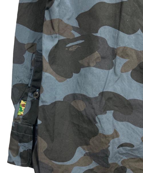 A BATHING APE（アベイシングエイプ）A BATHING APE (アベイシングエイプ) ボタンダウンシャツ ネイビー サイズ:Mの古着・服飾アイテム