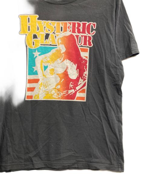 Hysteric Glamour（ヒステリックグラマー）Hysteric Glamour (ヒステリックグラマー) プリントTシャツ グレー サイズ:Mの古着・服飾アイテム