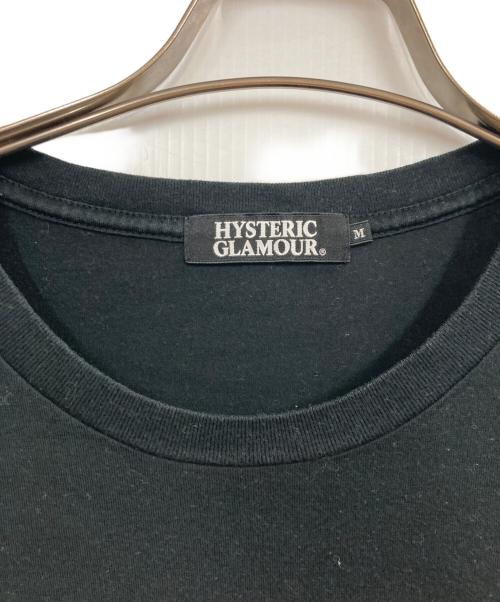 Hysteric Glamour（ヒステリックグラマー）Hysteric Glamour (ヒステリックグラマー) プリントTシャツ ブラック サイズ:Mの古着・服飾アイテム