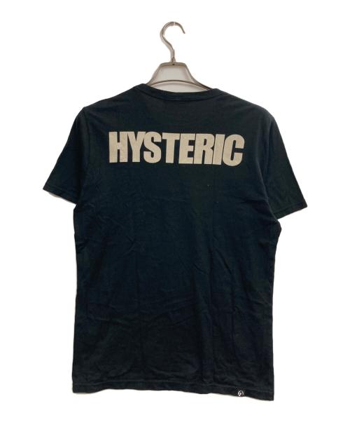 Hysteric Glamour（ヒステリックグラマー）Hysteric Glamour (ヒステリックグラマー) プリントTシャツ ブラック サイズ:Mの古着・服飾アイテム