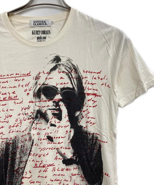 Hysteric Glamour（ヒステリックグラマー）Hysteric Glamour (ヒステリックグラマー) プリントTシャツ ホワイト サイズ:Sの古着・服飾アイテム