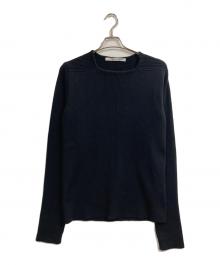 JOHN LAWRENCE SULLIVAN（ジョン ローレンス サリバン）の古着「SQUARE NECK KNIT SWEATER」｜ブラック
