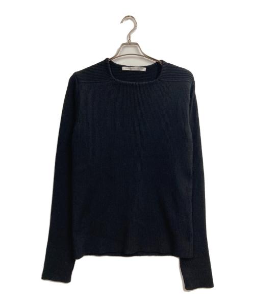 JOHN LAWRENCE SULLIVAN（ジョン ローレンス サリバン）JOHN LAWRENCE SULLIVAN (ジョン ローレンス サリバン) SQUARE NECK KNIT SWEATER ブラック サイズ:Mの古着・服飾アイテム