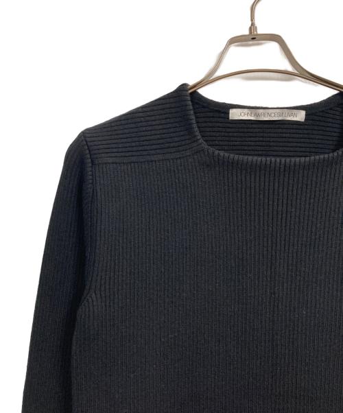 JOHN LAWRENCE SULLIVAN（ジョン ローレンス サリバン）JOHN LAWRENCE SULLIVAN (ジョン ローレンス サリバン) SQUARE NECK KNIT SWEATER ブラック サイズ:Mの古着・服飾アイテム