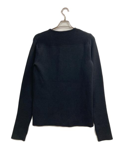 JOHN LAWRENCE SULLIVAN（ジョン ローレンス サリバン）JOHN LAWRENCE SULLIVAN (ジョン ローレンス サリバン) SQUARE NECK KNIT SWEATER ブラック サイズ:Mの古着・服飾アイテム