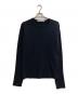 JOHN LAWRENCE SULLIVAN（ジョン ローレンス サリバン）の古着「SQUARE NECK KNIT SWEATER」｜ブラック