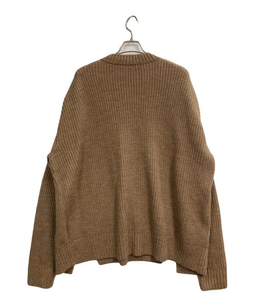 JOHN LAWRENCE SULLIVAN（ジョン ローレンス サリバン）JOHN LAWRENCE SULLIVAN (ジョン ローレンス サリバン) FRONT SIDE BUTTONED CN SWEATER ベージュ サイズ:Sの古着・服飾アイテム