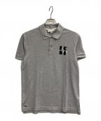 LACOSTEラコステ）の古着「Erkek Beyaz Regular Fit Polo」｜グレー