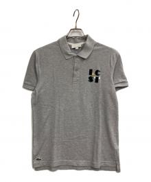 LACOSTE（ラコステ）の古着「Erkek Beyaz Regular Fit Polo」｜グレー