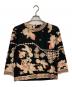 LEONARD FASHION（レオナールファッション）の古着「ウールシルクブラウス」｜ピンク×ブラック